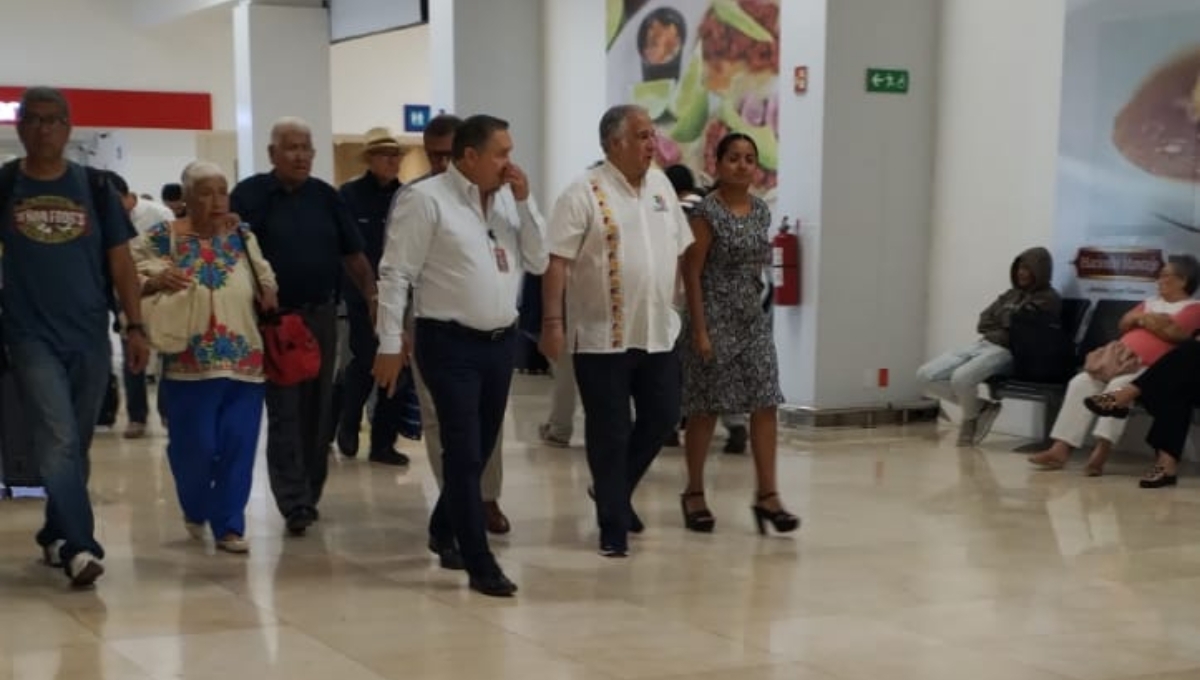 Tras dos días en Yucatán, Miguel Torruco, secretario de Turismo, regresa a la CDMX