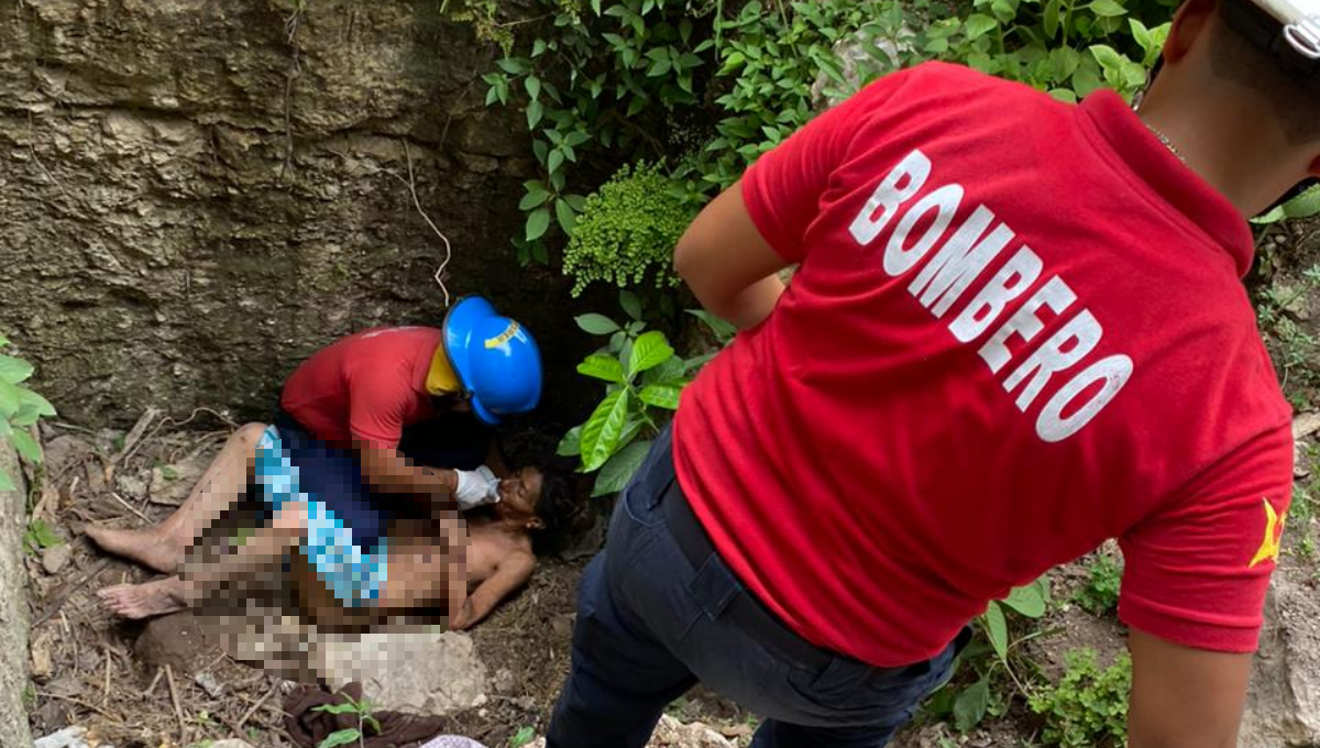 Fallece el abuelito rescatado de una fosa en Chetumal