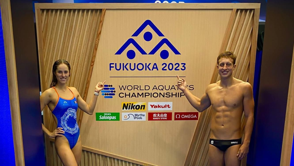 Quintanarroense impone nuevo récord mexicano en el mundial de natación en Fukuoka, Japón