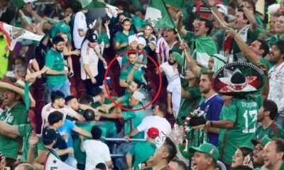 Aficionado mexicano es apuñalado durante una riña en el México vs Qatar de la Copa Oro