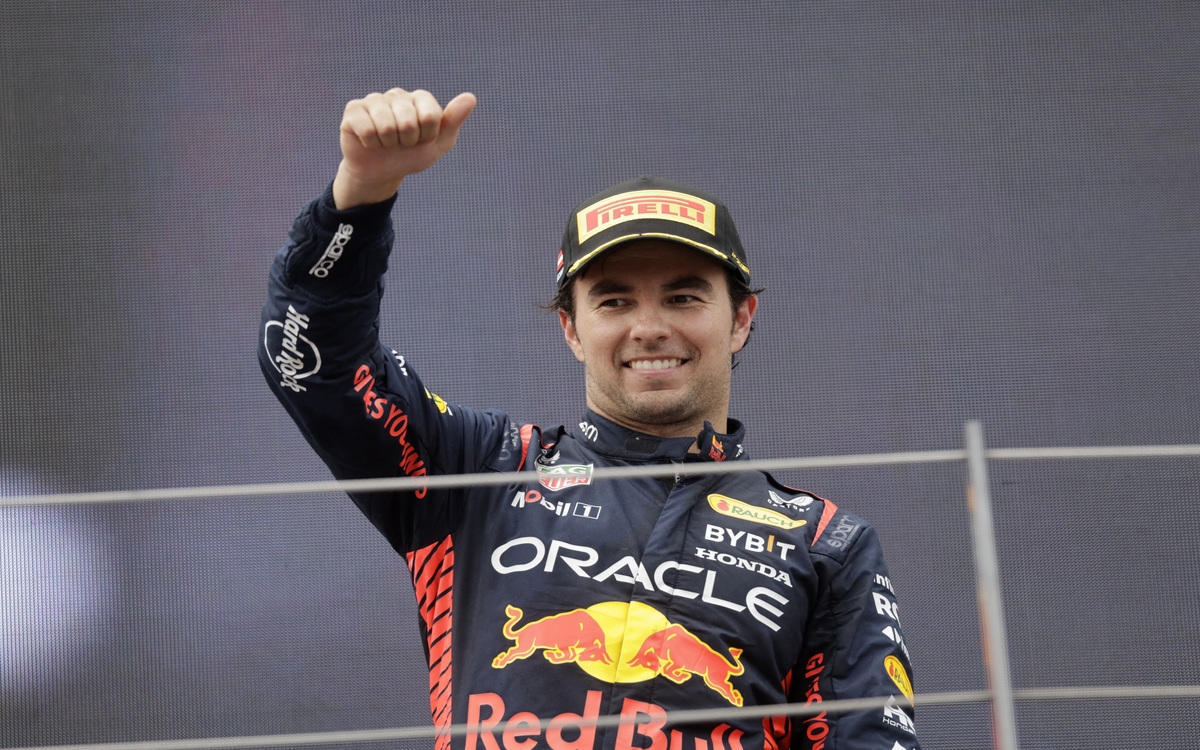 Así celebró 'Checo' Pérez su triunfo con su familia en el Gran Premio de Italia