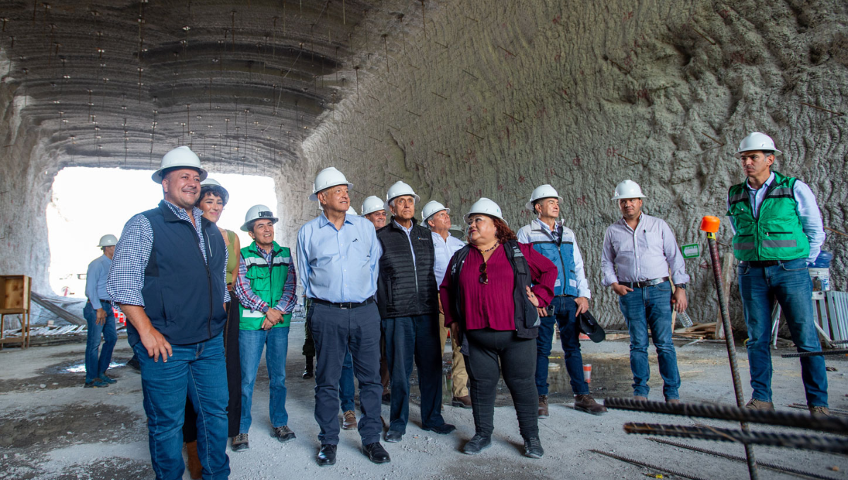 AMLO supervisa presas, acueductos y otras obras hidráulicas en Nuevo León y Nayarit