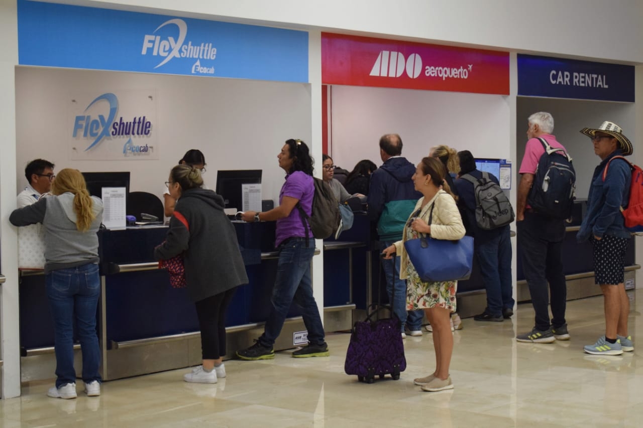 Se registra buena afluencia en el aeropuerto de Mérida