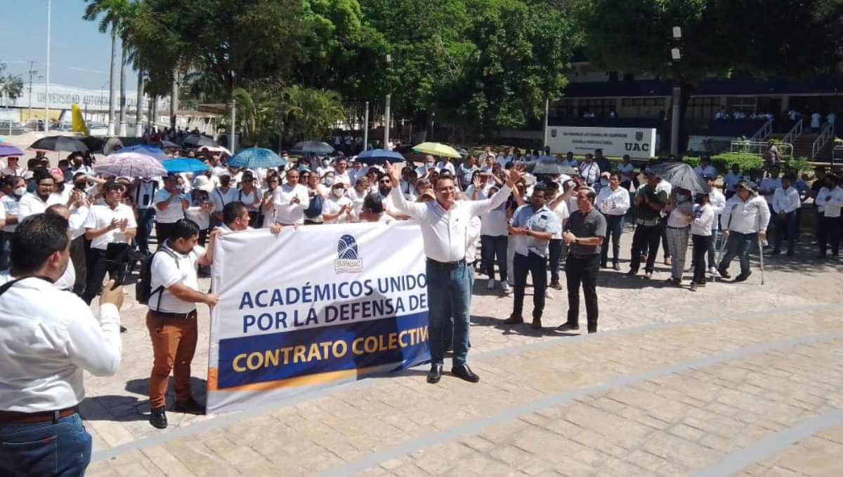 Universidad Autónoma de Campeche incumple prestaciones a sindicalizados