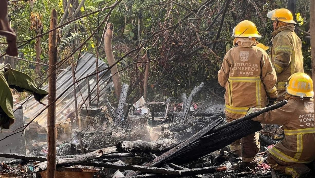 Abuelito pierde se casa en un incendio en Chetumal
