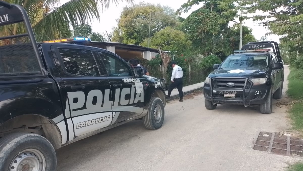 Al lugar llegaron elementos de la policía de Campeche