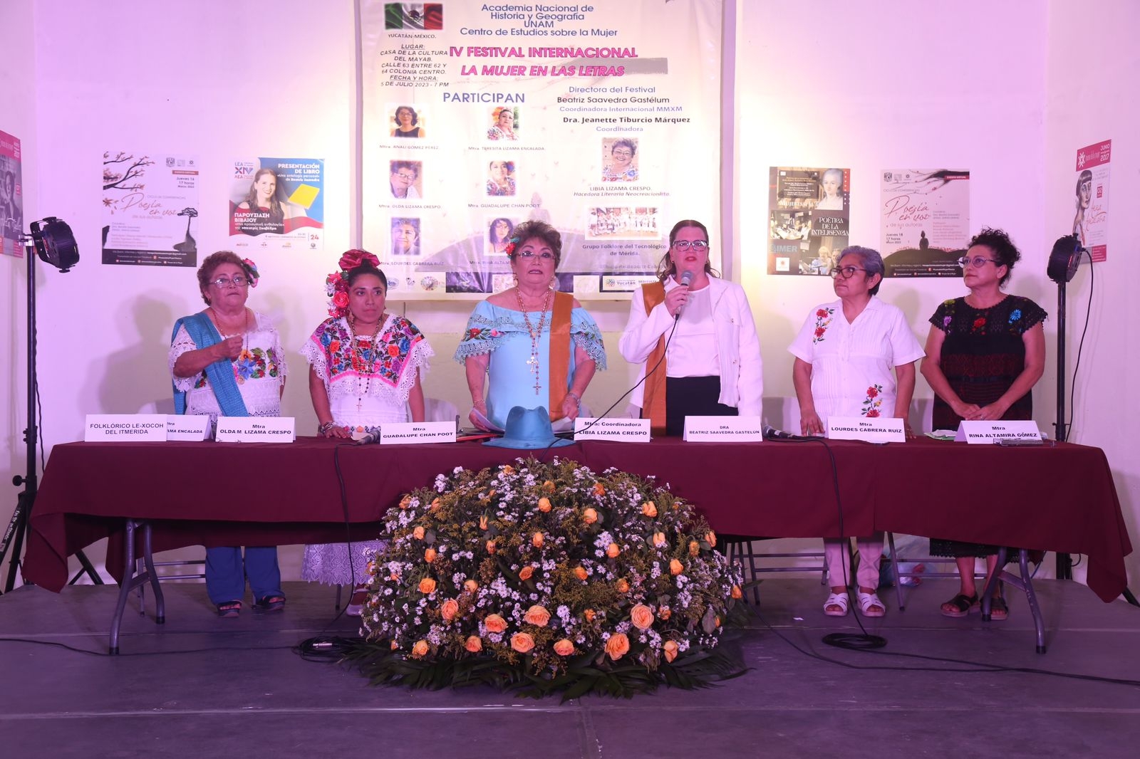 Realizan IV Festival Internacional “La Mujer en las Letras” en Mérida