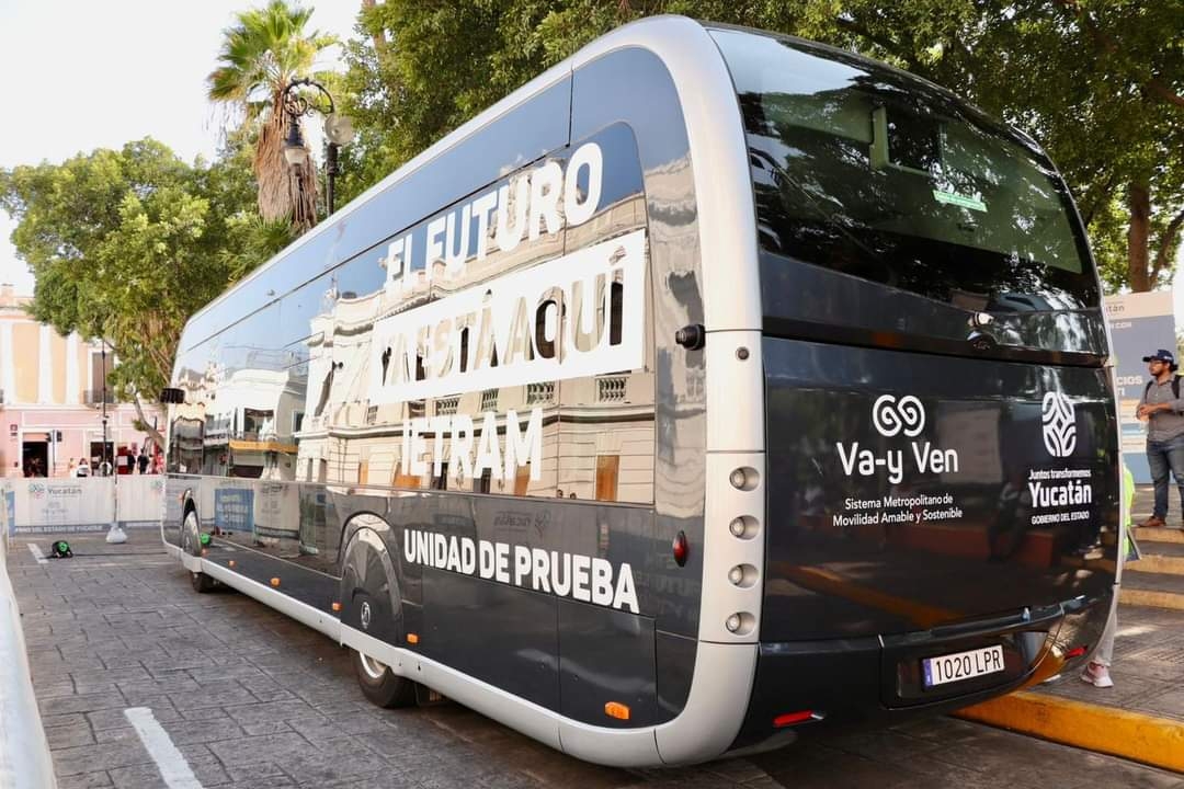 El IE-TRAM es el primer transporte eléctrico de Latinoamérica