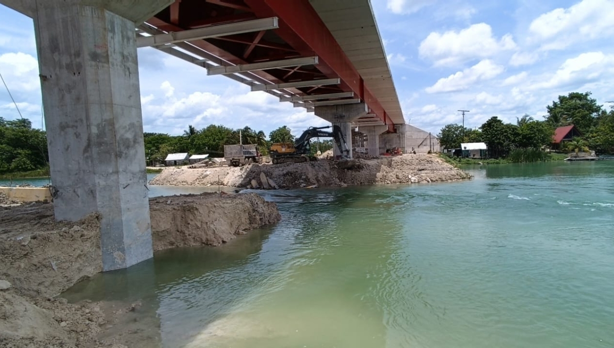 Inicia rehabilitación del río Candelaria tras concluir el viaducto elevado del Tren Maya