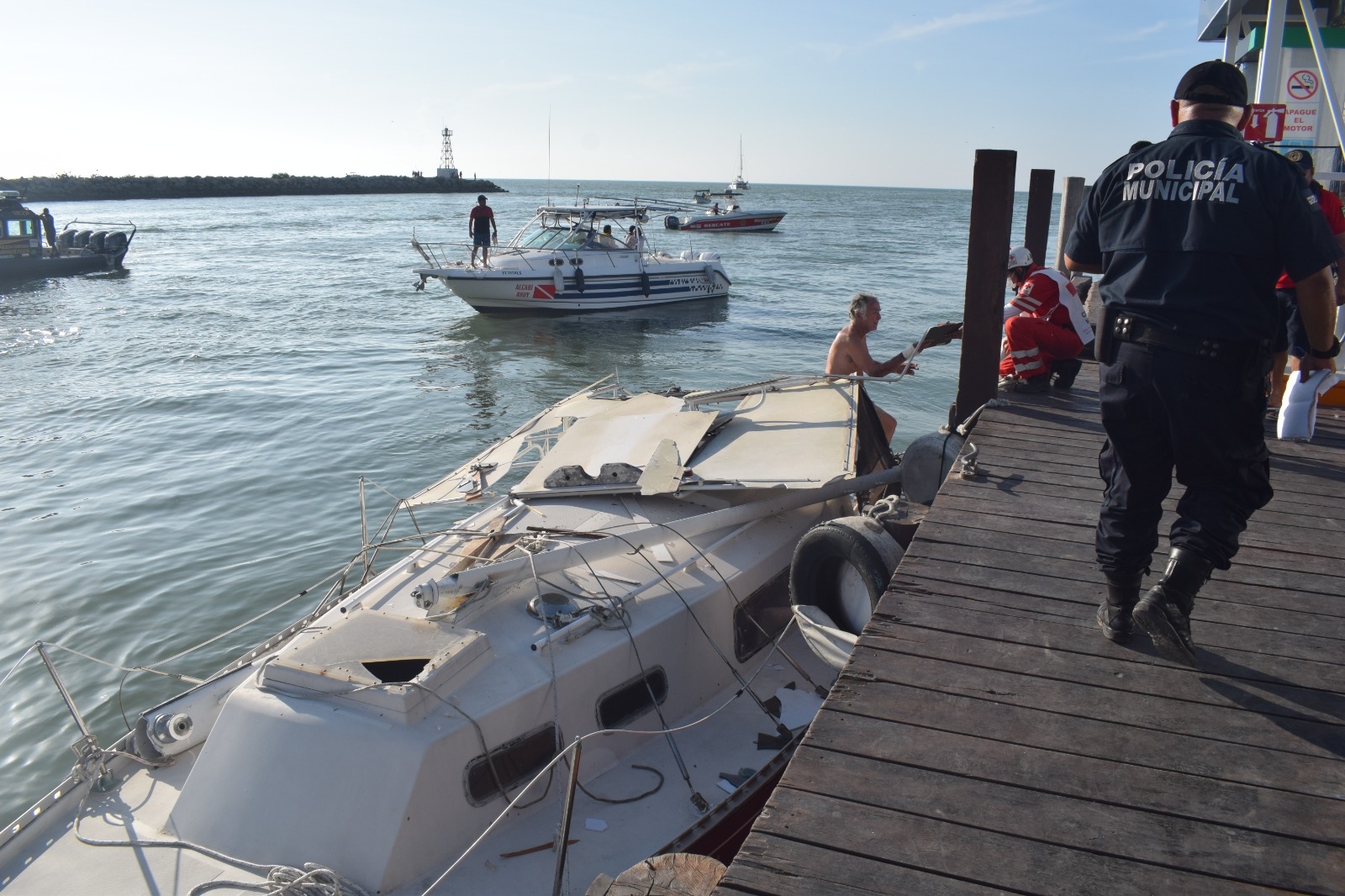 Hombres de mar piden a las autoridades aplicar mano dura en costas de Progreso
