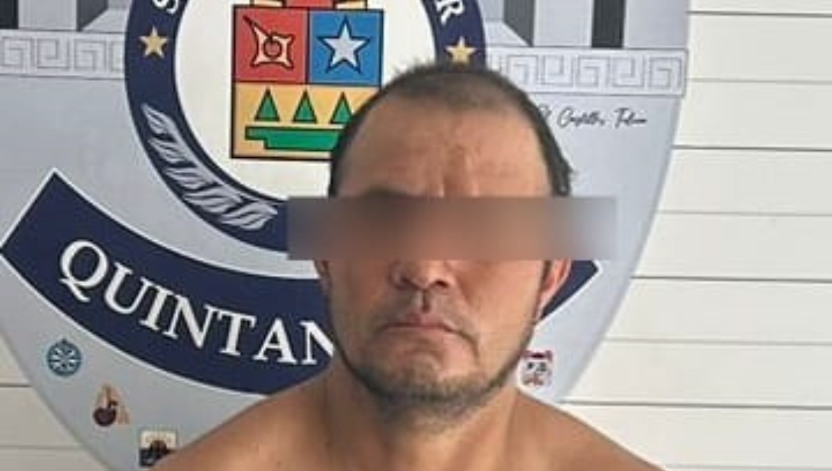 El hombre  fue internado en el Centro de Retención de Cancún