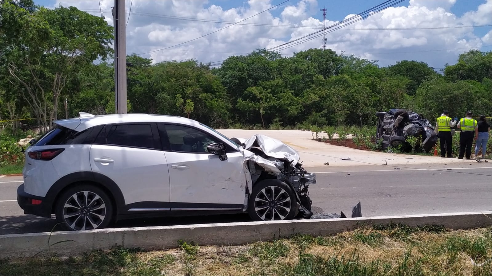 Accidente en la carretera Mérida-Progreso deja un muerto