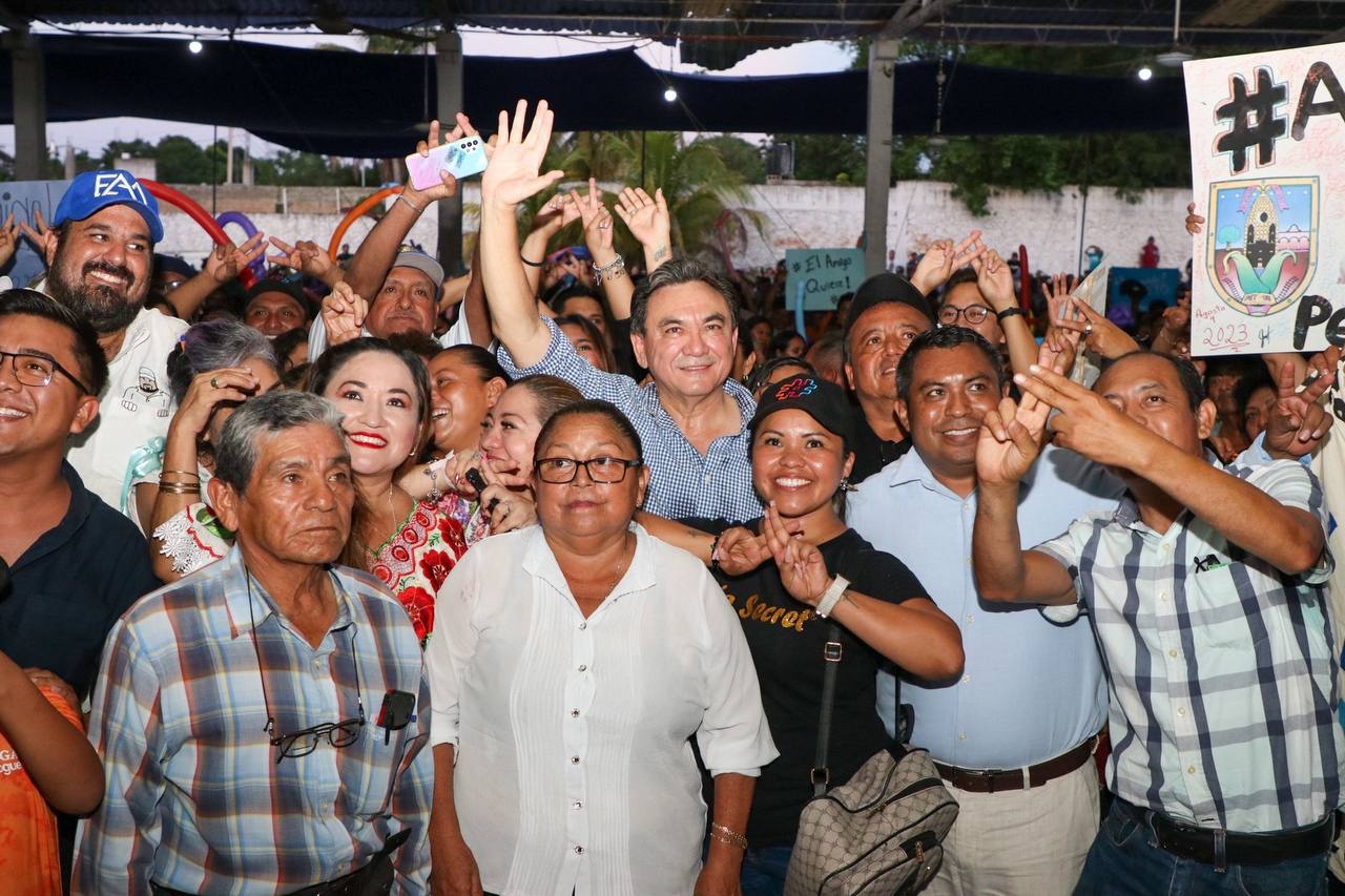 Más de 4 mil personas se reúnen con Liborio Vidal al Sur de Yucatán