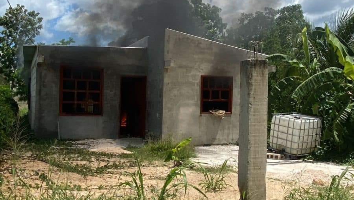 La casa de la funcionaria de Felipe Carrillo Puerto en Champotón presentó daños