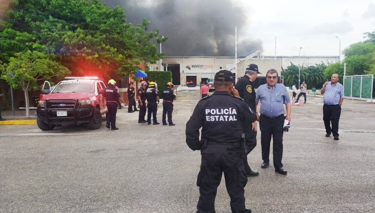 Incendio consume seis empresas en la zona industrial en la Mérida-Progreso: SSP Yucatán