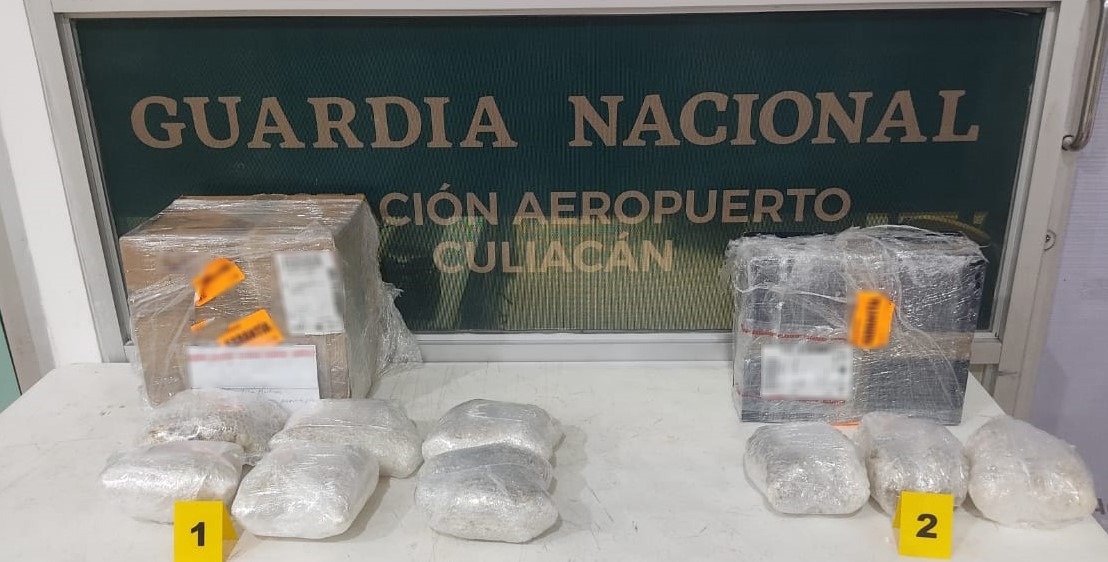 En Sinaloa, Guardia Nacional asegura paquetes con droga que tenían como destino la CDMX
