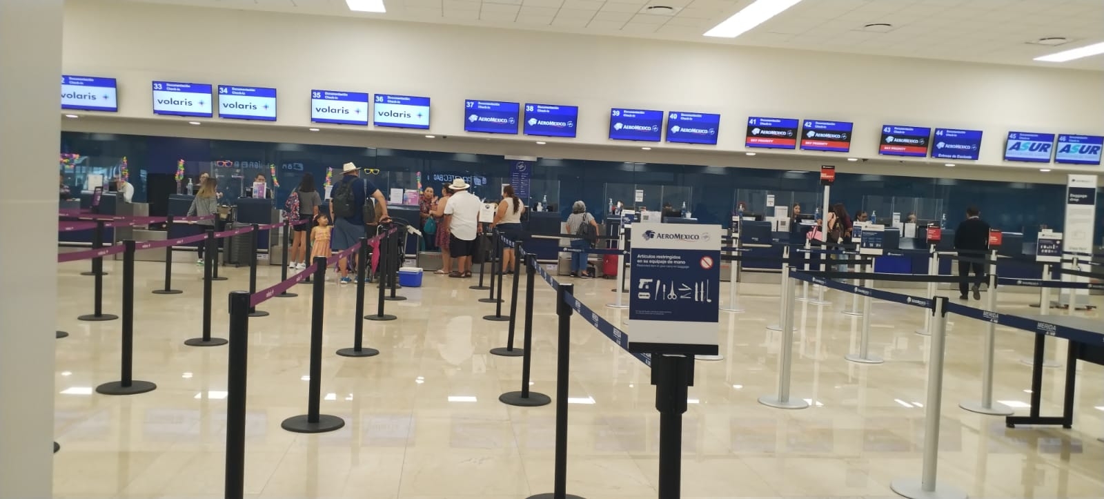 Tripulación de Aeroméxico retrasa más de dos horas el vuelo Mérida-CDMX