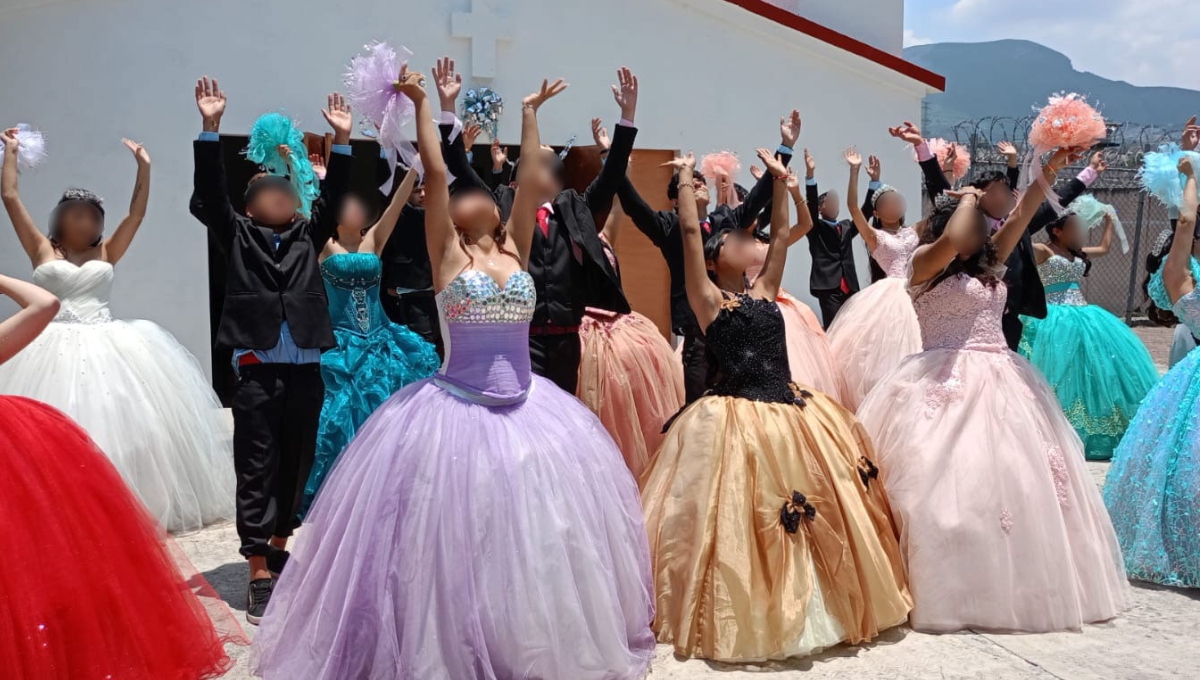Celebran los XV años de hijos de reclusas en el Cereso de Santa Martha Acatitla