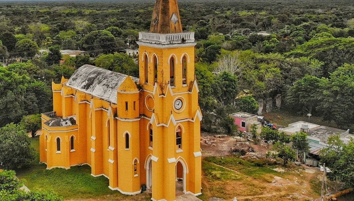 Esta es la iglesia gótica de Yucatán que maravilla al turismo: HISTORIA