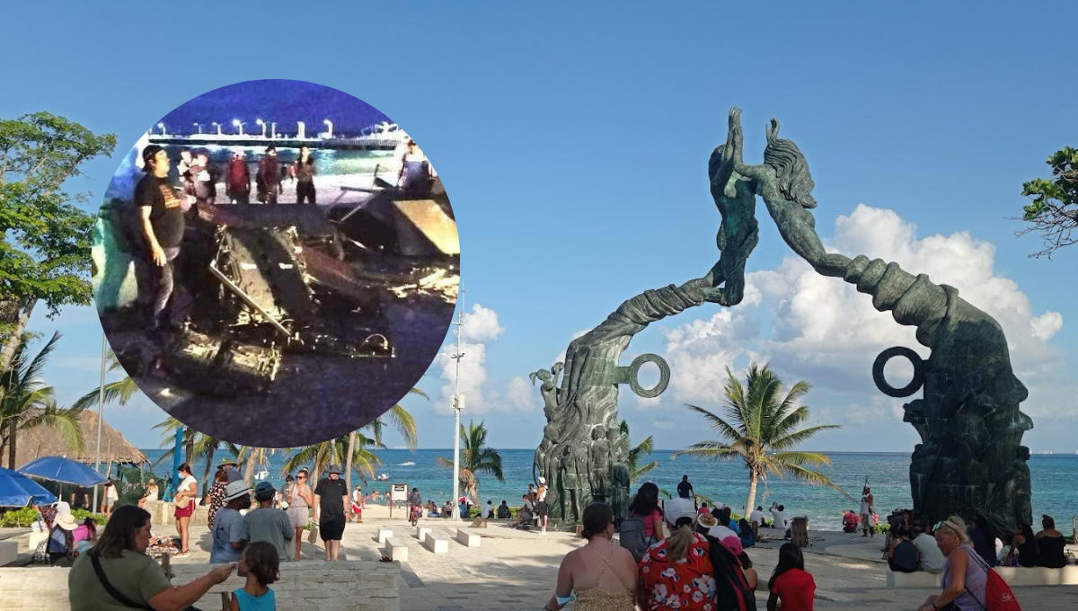 Acusan al Ayuntamiento de Playa del Carmen de no pagar daños por accidente en el Portal Maya