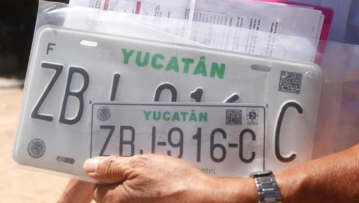 ¿Cuánto cuesta cambiar placas de otro estado a Yucatán?