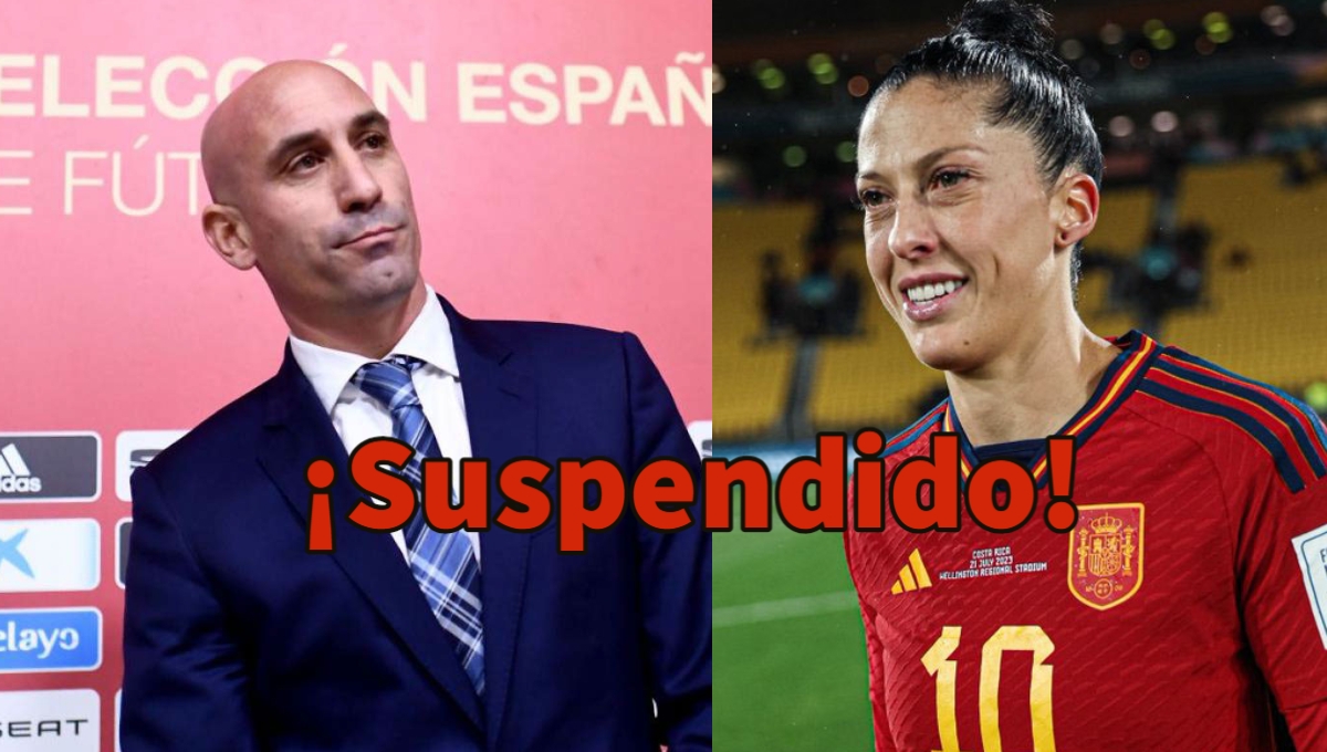 La suspensión tendrá efecto mientras se tramita el expediente disciplinario, informó Real Federación Española de Futbol (RFEF)