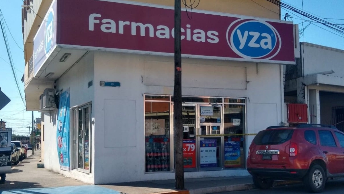 Detienen a tres supuestos ladrones de una farmacia YZA en Ciudad del Carmen