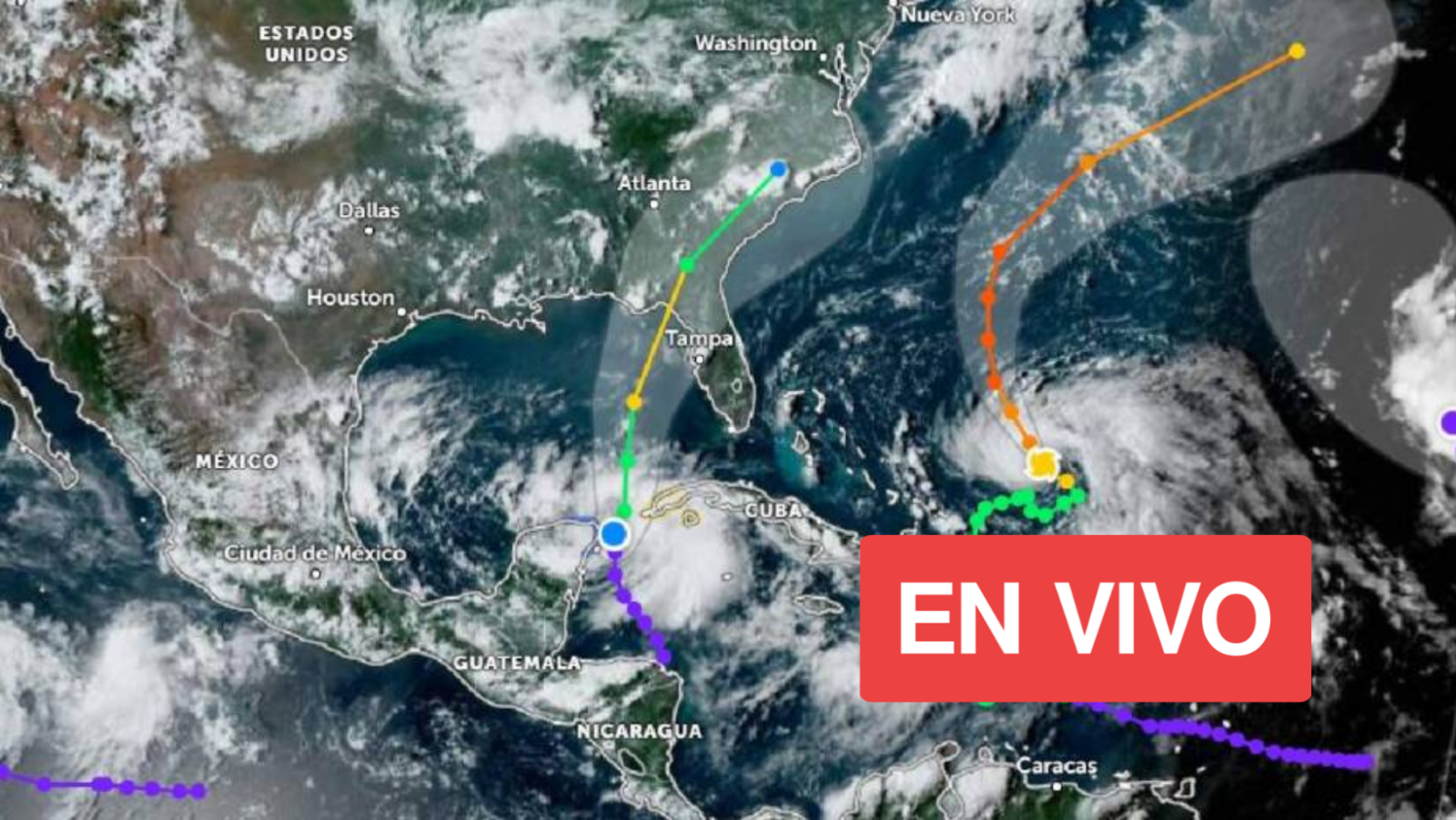 Sigue en vivo la trayectoria de la tormenta tropical Idalia