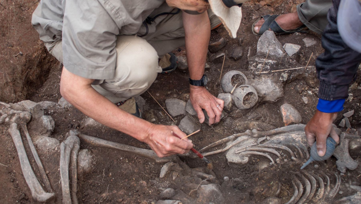 Descubren en Perú tumba de un sacerdote de 3 mil años de antigüedad