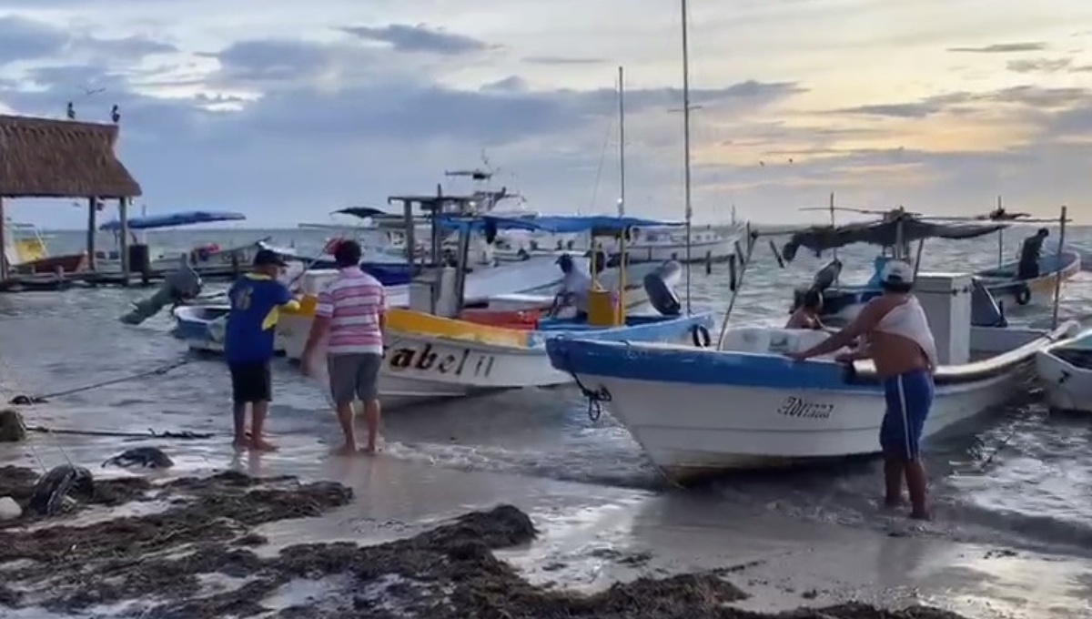 El mal clima ya lleva una semana causando estragos en la economía de los pescadores
