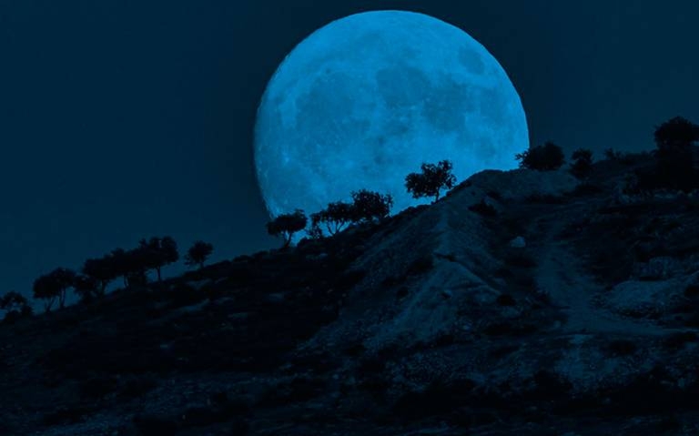 A qué hora saldrá la Súperluna Azul en Mérida