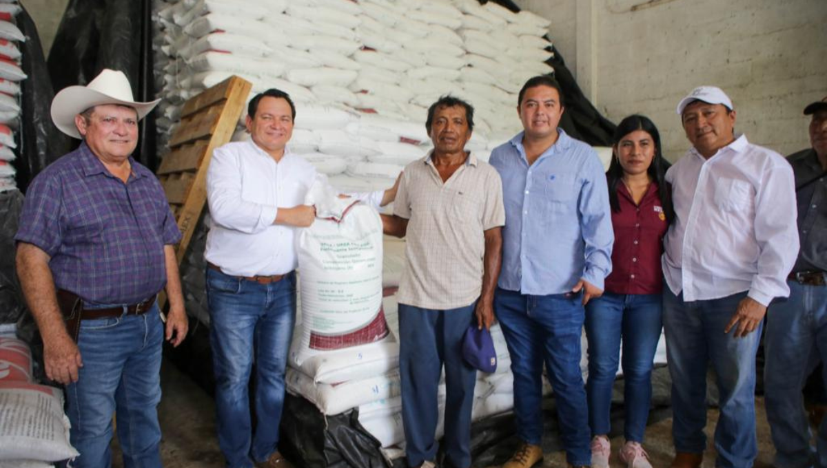 En los próximos días se entregarán 600 kilos de fertilizantes a productores yucatecos