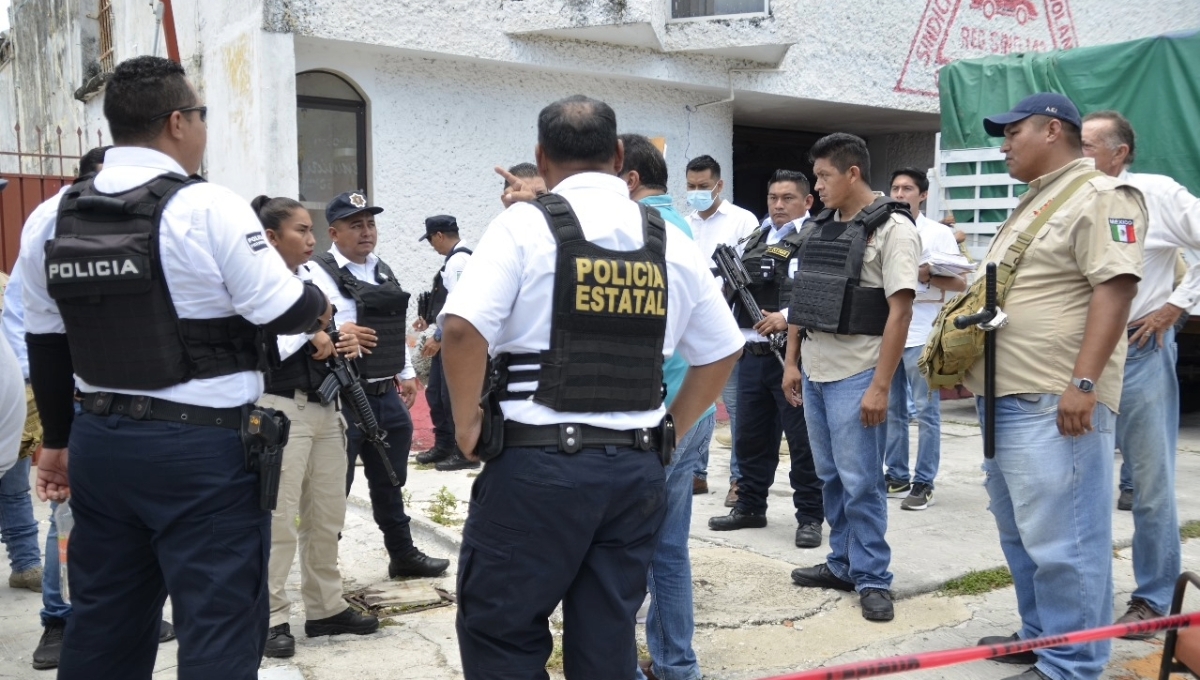 En Ciudad del Carmen, cinco policías estatales son investigados por actos de corrupción