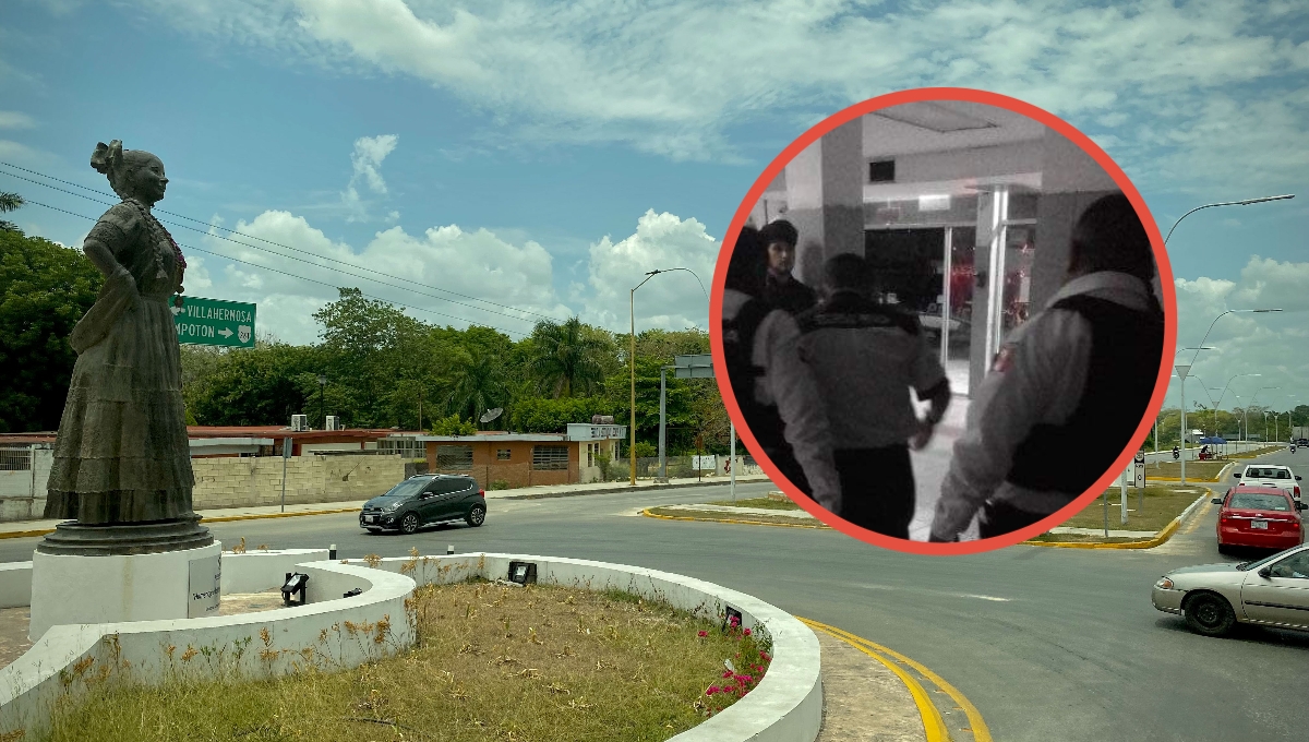 Ebrios machetean a guardia de seguridad de una estación de autobuses en Escárcega
