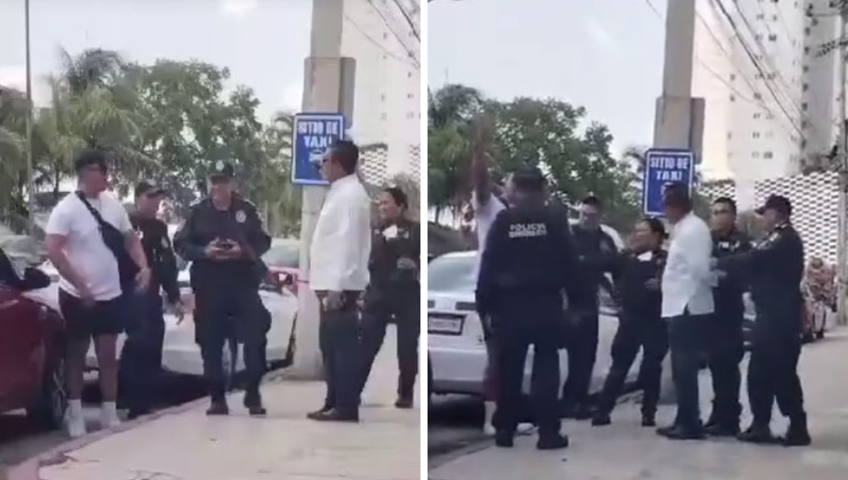 Taxista de Cancún ataca con ácido a un socio de Uber en la avenida Bonampak