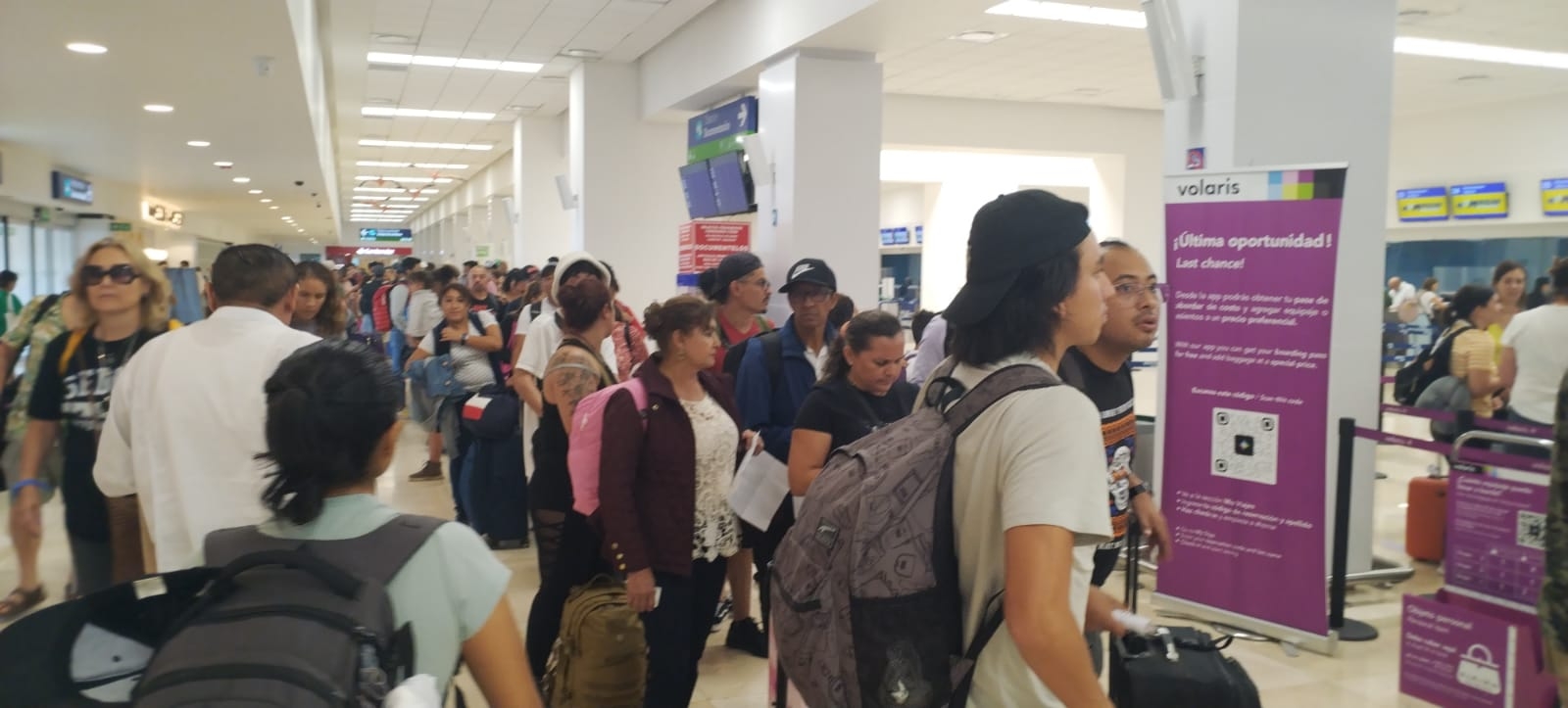 El vuelo de United fue el más retrasado de este lunes en el aeropuerto de Mérida