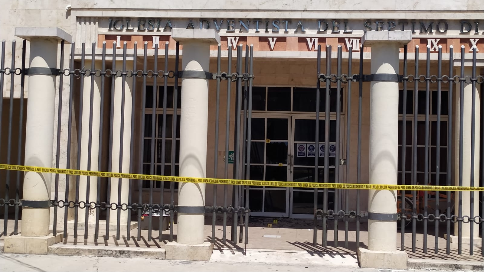 Hombre muere cuando intentaba robar en una iglesia del Centro de Mérida