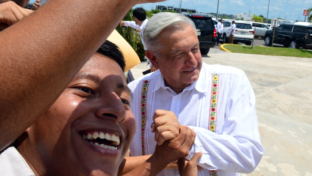 El Presidente López Obrador se dejó consentir por los ciudadanos