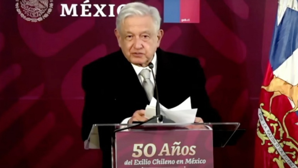 Este fue el discurso de AMLO por los 50 años del exilio chileno en México