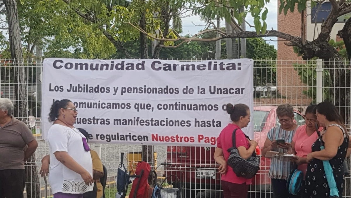 Sindicalizados de la Unacar toman la Rectoría; suman 17 quincenas sin recibir sus pagos