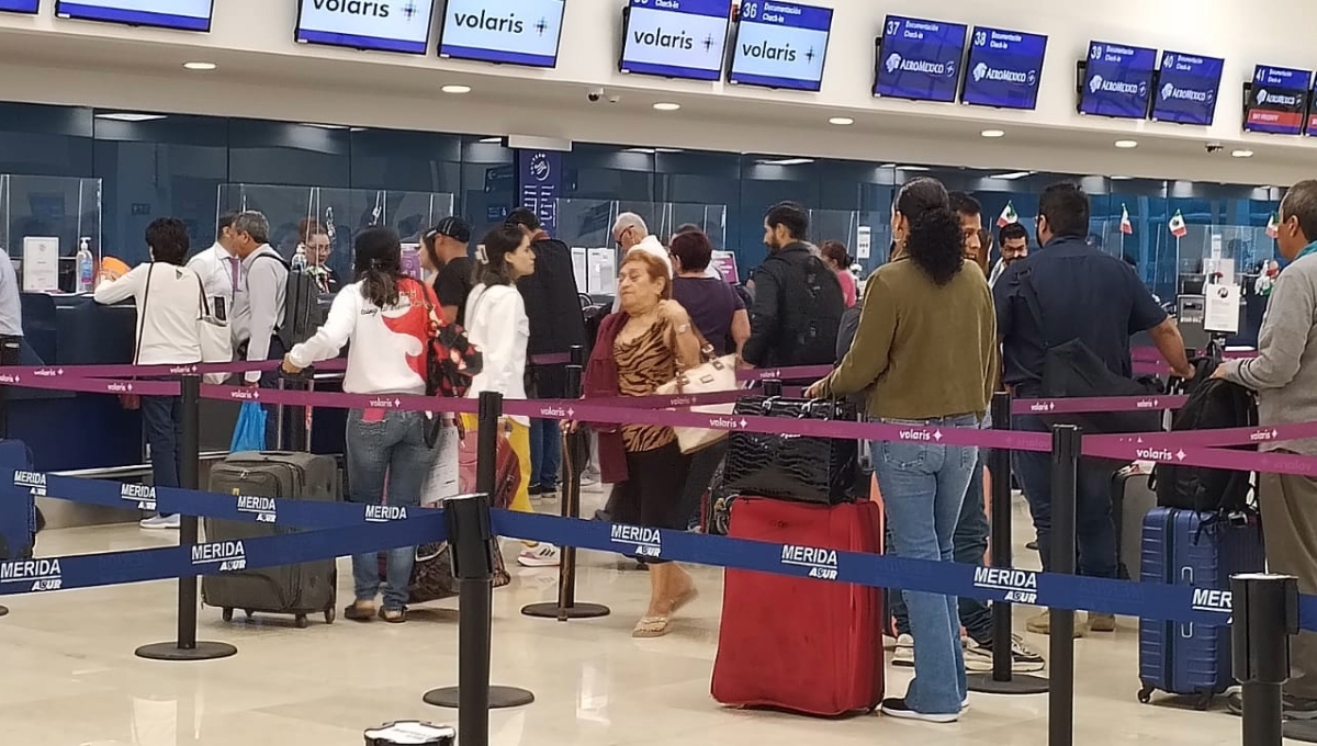 Aeropuerto de Mérida: Falla mecánica de VivaAerobús retrasa vuelo a la CDMX