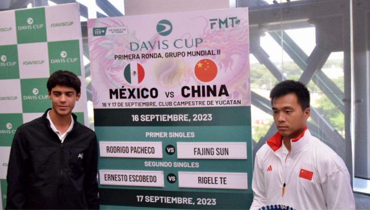 Rodrigo Pacheco, tenista yucateco, abrirá la Copa Davis México vs China