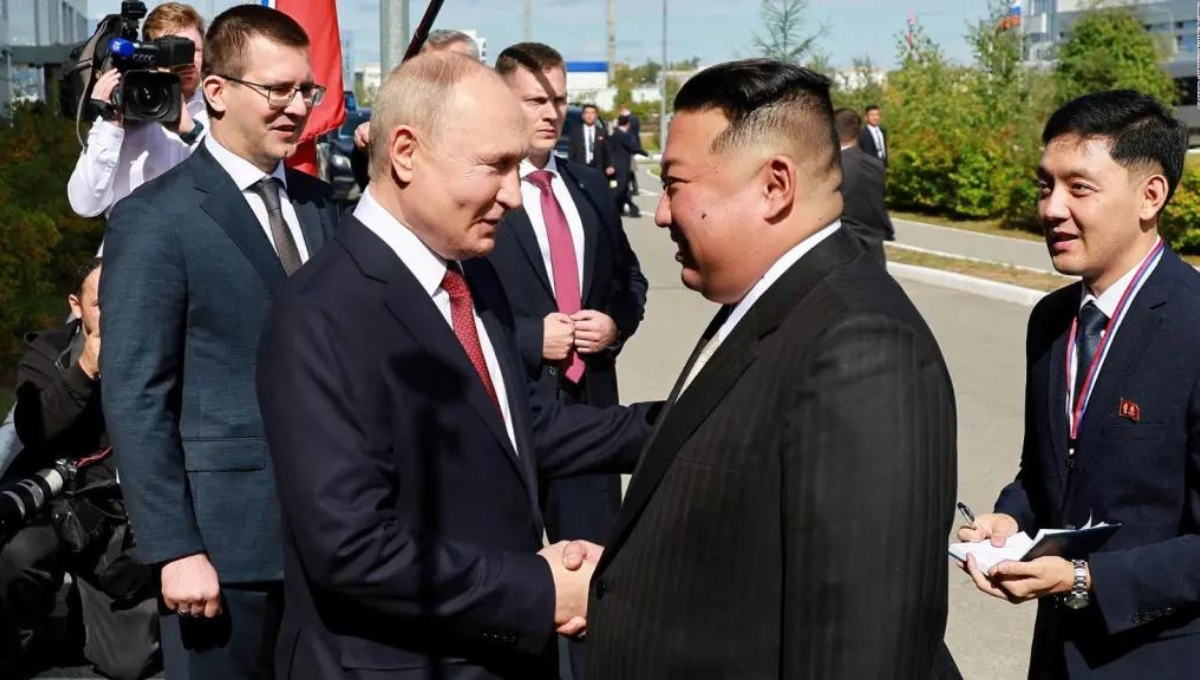 Kim Jong-un terminó su visita a Rusia recibiendo cinco drones explosivos y un chaleco antibalas