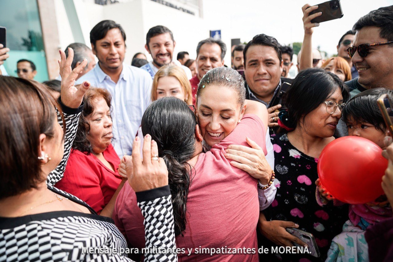 Claudia Sheinbaum inicia gira "La Esperanza Nos Une" en Morelia, Michoacán