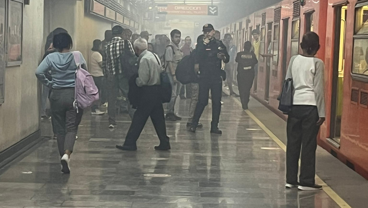 Una más del Metro de la CDMX; reportan humo por cortocircuito en la estación Tacuba