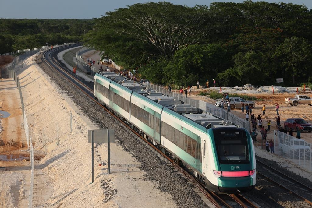 Así fue el paso del Tren Maya por Yucatán: VIDEO