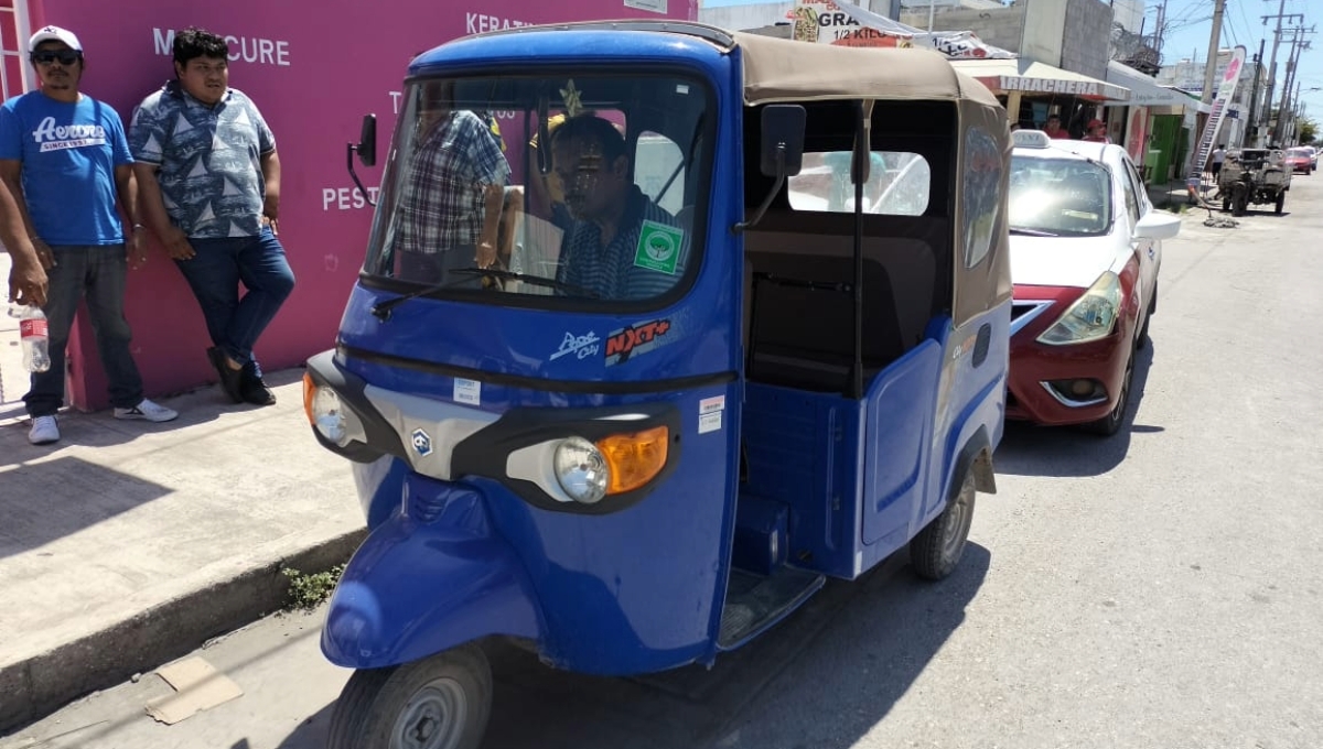 Aseguran mototaxi pirata en Ciudad del Carmen; no contaba con permisos para circular