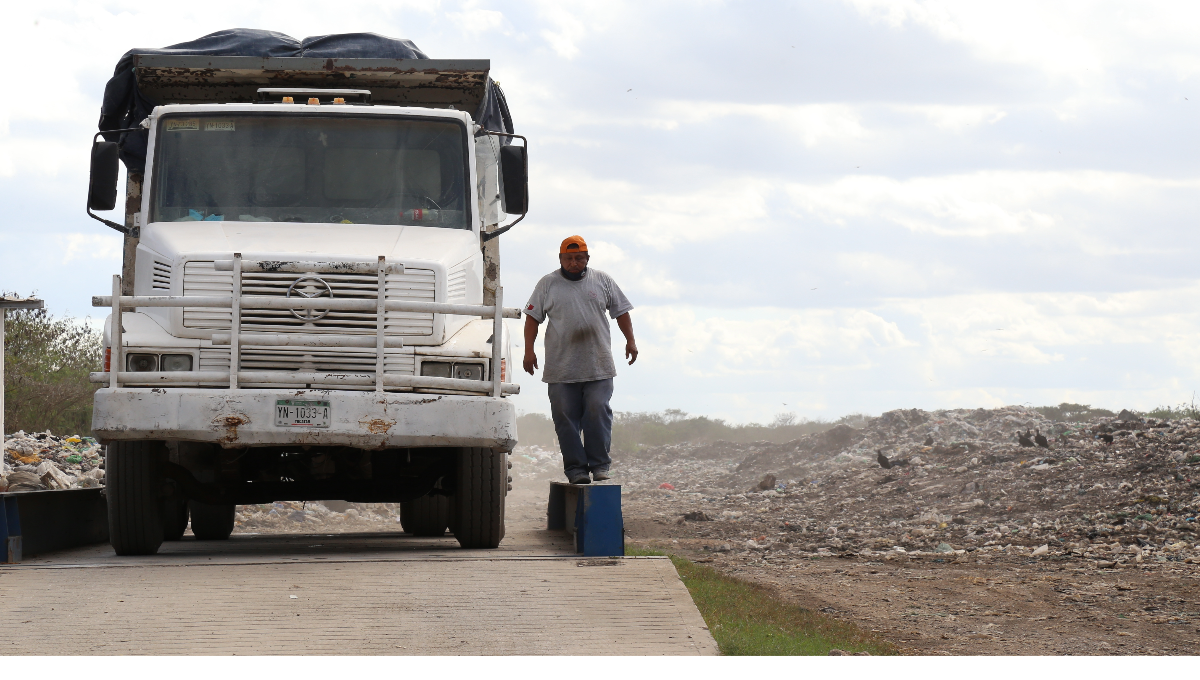 Se recolectan residuos de cinco municipios en la capital del estado de Yucatán