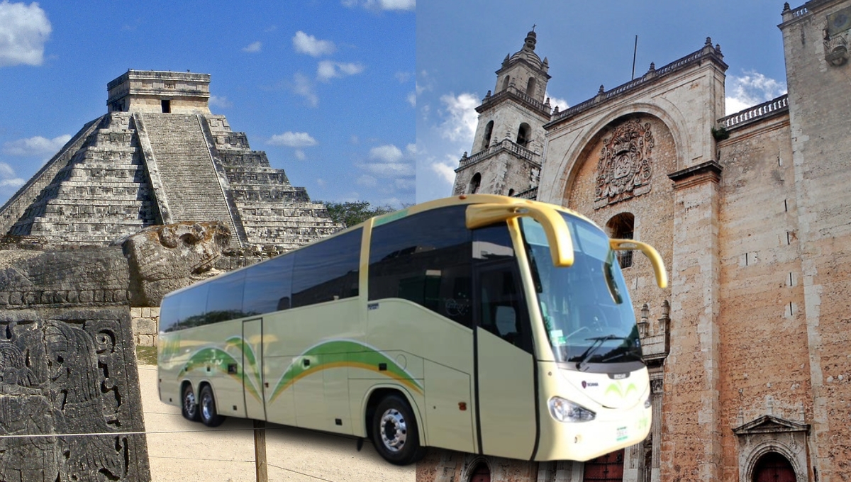 ¿Cuánto tiempo se hace de Mérida a Chichén Itzá en autobús?