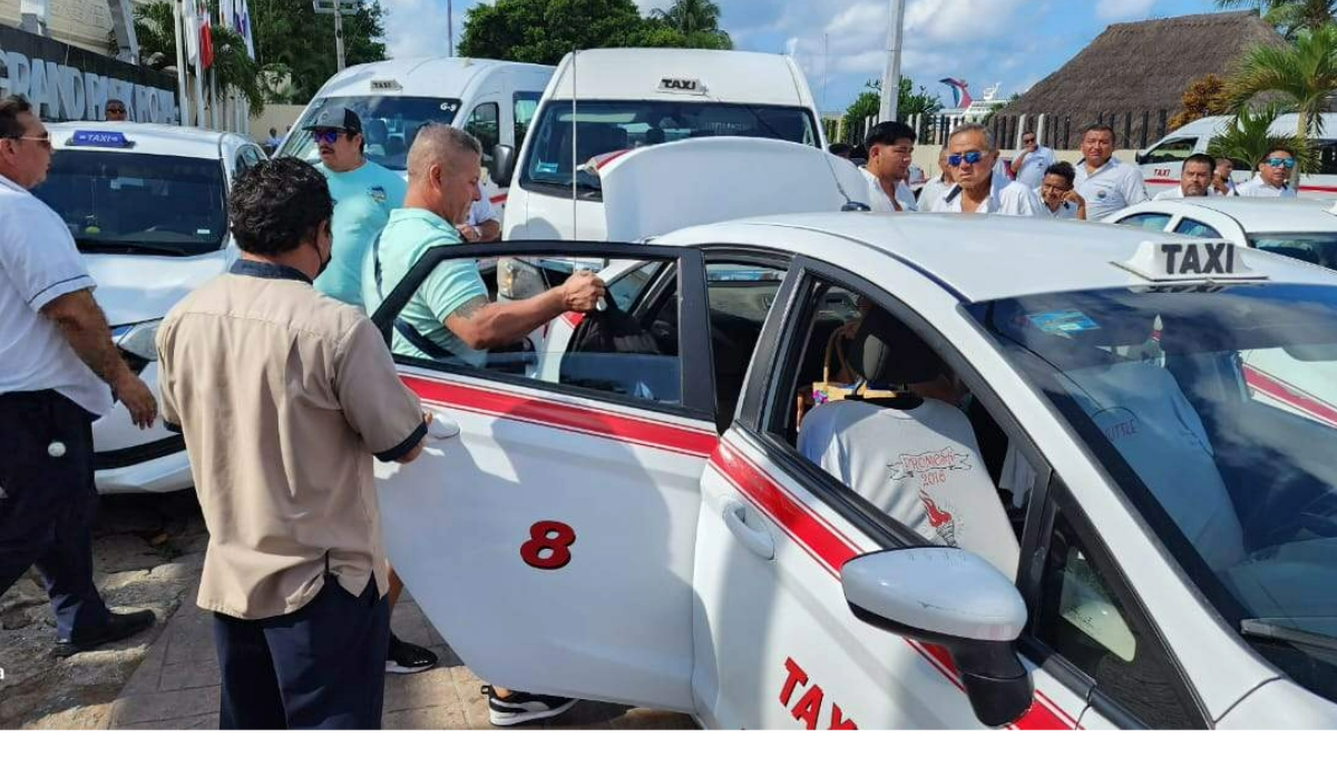 Castigarán a taxistas de Cozumel por bloqueo carretero